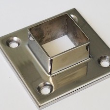 Фланец нержавеющий приварной встык с выступом квадратный Ду 10 Ру 6 12Х18Н9Т 10х14х15х10 мм ГОСТ 12821-80