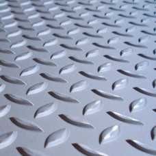 Лист нержавеющий рифленый г/к чечевица 03Х17Н14М3 3 мм ГОСТ 8568-77