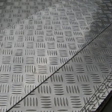 Лист нержавеющий рифленый г/к квинтет 12Х21Н5Т 5 мм